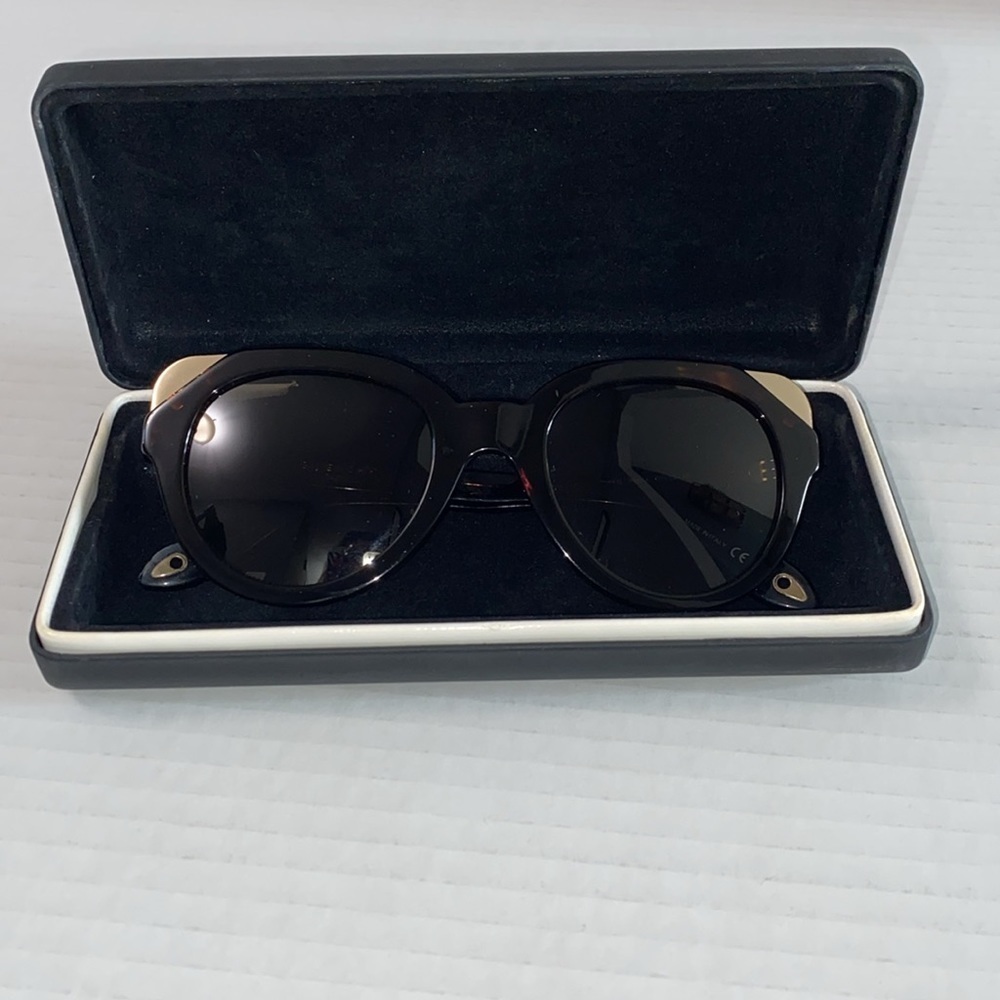 Givenchy oversized tortoise gold sunglasses Havana brown woman’s - Picture 4 of 17
